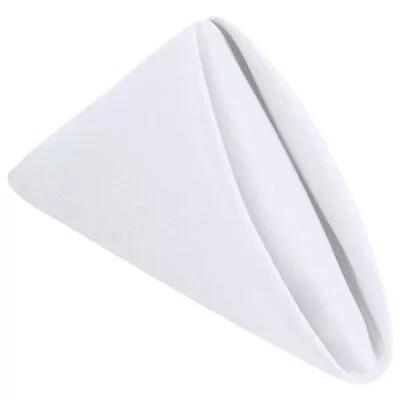 12 Pack Cloth Napkins – White – 17 X 17 Inch – 100% Polyester Dinner Napkins ... • $18.45