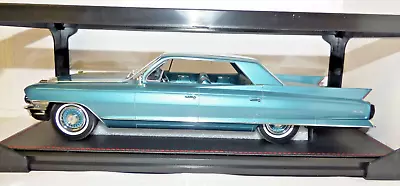 GLM Stamp Cadillac Sedan De Ville 1962 San Remo Torquoise Metallic 1:18 Scale • £295