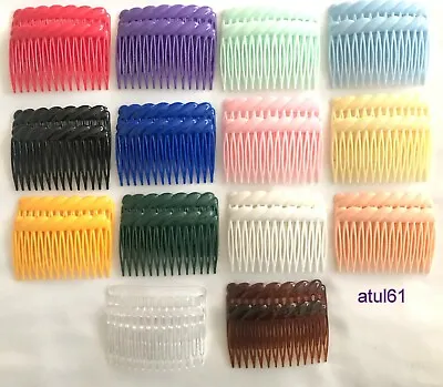 Slides Hair Combs Black/brown/clear/colours Fascinator/bridial/party Accessories • £1.45