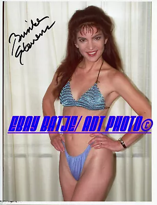 Brinke Stevens Autographed Color Photograph 1996 Chain Mail Bikini  Adt Mc006 • $22