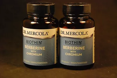 Dr. Mercola Biothin Berberine With Chromium 30x2= 60 Capsules • $39.95