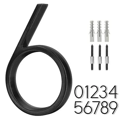 6 Inch Stainless Steel Floating House Number Metal Modern House Numbers For O... • $18.65