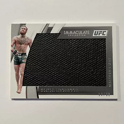 2021 UFC Panini Immaculate Conor Mcgregor Octagon Canvas Jumbo Patch #’’d 13/99 • $157.50