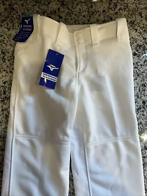 Mizuno Youth Girl's Padded Softball Baseball Pant Large  White • $12