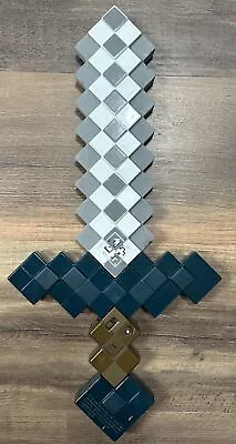Minecraft Dungeons Diamond Sword Deluxe Roleplay Sounds Foam & Plastic Tested • $29.98