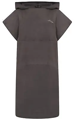 £14.99 • Buy Mens Changing Robe Slate Microfibre With Hood & Pocket Lightweight Poncho