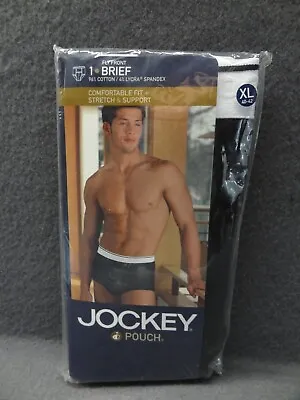 NEW Jockey Pouch XL Men Fly Stretch Brief Underwear 2002 VTG 1134 Made In USA • $21.23