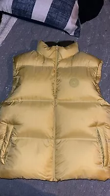 NEW OVO October's Very Own Monogram Puffy Vest Yellow Size Medium Exclusive • $29.99