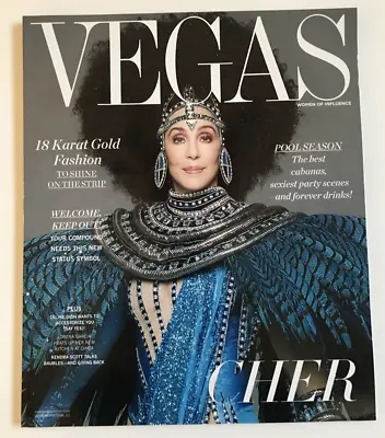 Cher Las Vegas Magazine Bob Mackey Costume Spring 2017 Cover RARE Book • £48.21