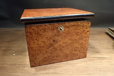 Antique 19th Century Victorian Birdseye Maple Box Approx. 8 By 6 Inches • $99.99
