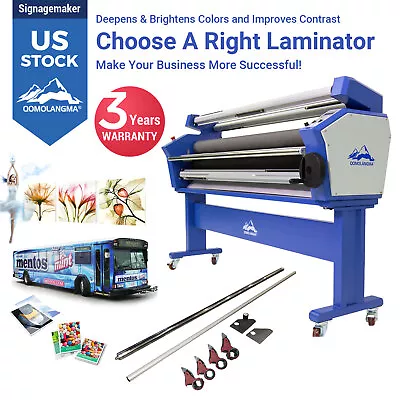 US STOCK 55in / 63in Full-auto Fide Top Heat Assist Laminator With Trimmers • $2999