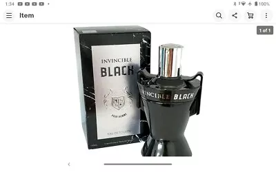 $12.99 • Buy Invincible Black Pour Homme 3.4oz  Men's Cologne Spray IMPRESSION