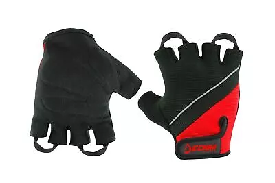 Cycling Gloves Anti-slip Pad Shockproof Breathable Half Finger Grip Gloves AU • $13.99