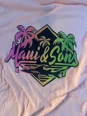 Maui And Sons T-Shirt Mens Size L Graphic Tee • $11