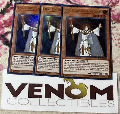 3x (M/NM) - Lyla Lightsworn Sorceress BLLR-EN036 Ultra Rare 1st Edition YuGiOh • $4.50