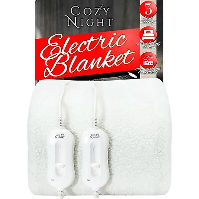 £74.99 • Buy Electric Blanket Dual Control Mattress Under Single Double Super King Size