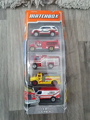 Matchbox EMT 5 Pack 60th Anniversary - Emergency Ford Dennis International • £10