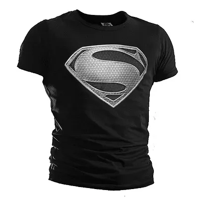 Batman Vs Superman Logo Man Of Steel Tee T-shirt Top Shirt Cosplay Costume • £21.58