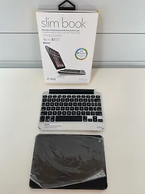 $15 • Buy Zagg Ultra-Slim Tablet Keyboard & Detachable Hinged Case Ipad Mini 2/3