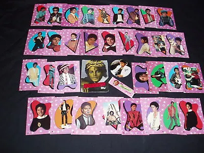 1984 Topps Michael Jackson Stickers Gum & Wrap Set   Mint Condition • $9.50