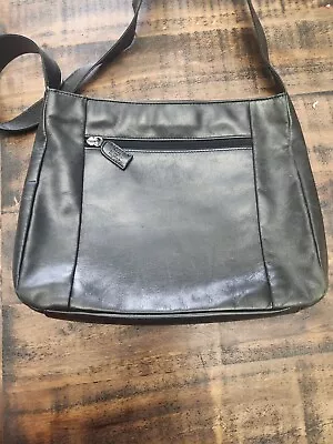 The Sak Mini Shoulder Crossbody Bag Purse Black Leather • $15