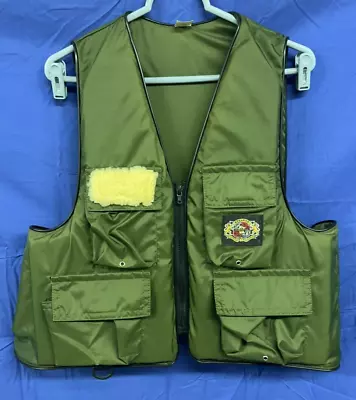 Vintage STEARNS Life Jacket GREEN Fishing Vest FLY FISHING Universal L/XL(42-50) • $15