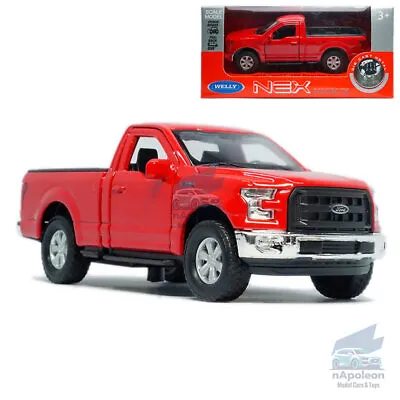 1:43 Ford F-150 Regular Cab Model Car Diecast Toy Vehicle Collection Gift Red • $23.91