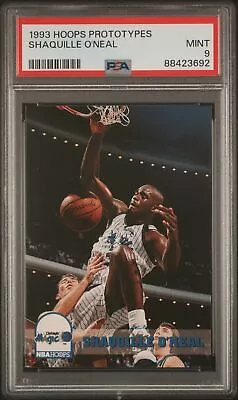 1993 Hoops Prototypes Shaquille O'Neal PSA 9 RC Magic RARE • $0.99