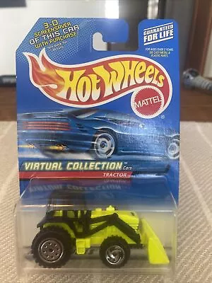 2000 Hot Wheels #103 Virtual Collection Cars TRACTOR Neon/Black W/Lrg CT Sp-SBsp • $0.99