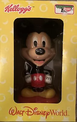 Mickey Mouse Bobblehead Disney World Kellogg Keebler. ORIGINAL 2002 New NRFB • $6