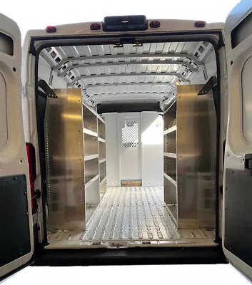 3 Pcs Aluminum Shelving Package Ford Transit Medium/High Roof Van 59 Hx45 Lx16 D • $1975.95