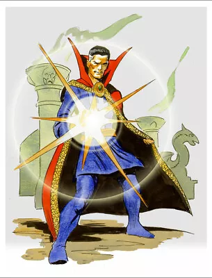 BEHOLD DOCTOR STRANGE! Astounding Marvel Superhero SIGNED Print By Mike Hoffman! • $5.95