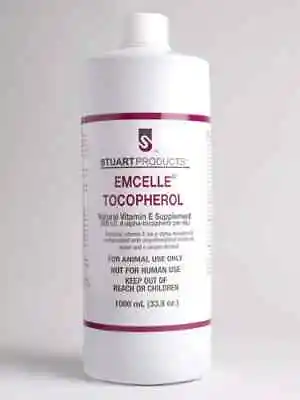 Emcelle Tocopherol Vitamin E Supplement 1000mL • $122.86