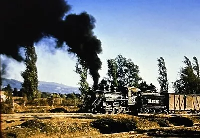 Vtg 35mm Slide N. De M. Mexican National Railroad Train Steam Engine 287Original • $3.99