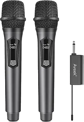 Wireless Microphones For Karaoke Dual Karaoke Microphone System With Rechargeab • $59.99