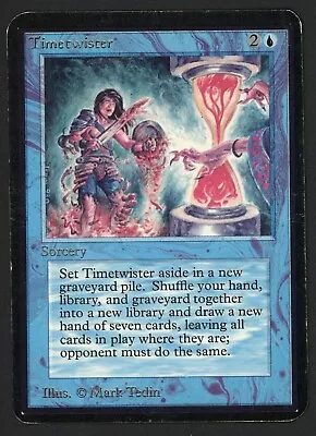 ***Alpha Timetwister Sunfaded (Ink Corners & Edge Ding)*** MTG Magic Kid Icarus • $1000