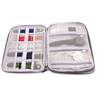 Cable Watch Band Box Case Watch Strap Organizer Watch Holder Watch Storage Bag • $14.37