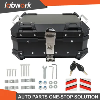 Labwork 22L Motorcycle Trunk Top Case Waterproof Tour Tail Box Luggage Storage • $85.01