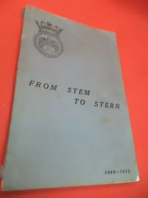 £399.99 • Buy FROM STEM TO STERN Hms Amethyst PRIVATELY PUBLISH Old Vintage Book Gunboat Navy 