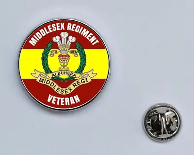 Middlesex Regiment Veteran Military Army Lapel Pin Badge • £4.95