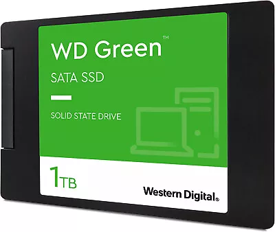 $99.97 • Buy WD SSD 1TB Green Western Digital Internal Solid State Drive HDD Laptop 2.5'' SSD