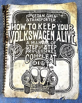 HOW TO KEEP YOUR VOLKSWAGEN ALIVE 1950-1971 Sedan Ghia Transporter VW • $19.99