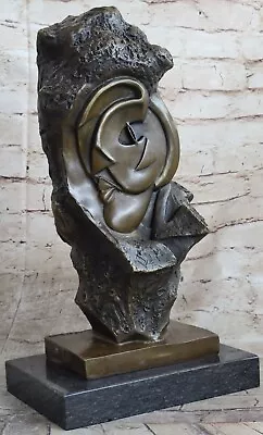 Vintage Dali Brutalist Bronze Sculpture 60`s Mid Century Modern Abstract Art • $399