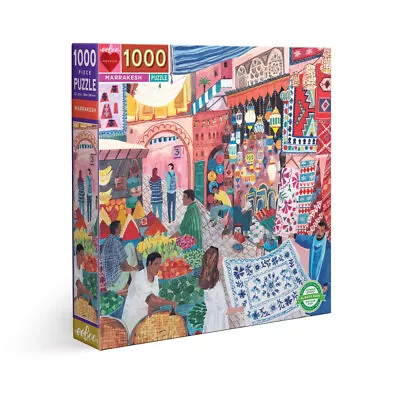 EeBoo 1000 Pc Puzzle – Marrakesh Kids Puzzle Family Puzzle 04816 • $44.99