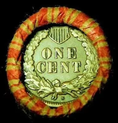 Wheat Penny Roll Older Cents Crimped Sealed With Key S Mint Indian Head Cent #38 • $99.99