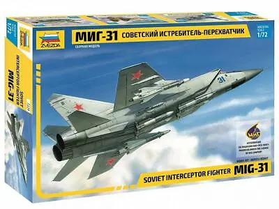 Soviet Interceptor Fighter MIG-31 Zvezda 7229 1:72 New! • $17.02