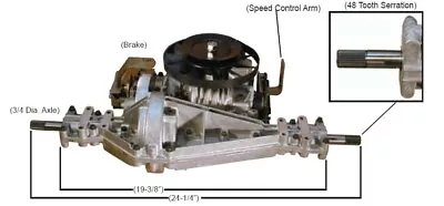 Peerless Silent Trac™ Hydrostatic Transaxle Model H 2000-029 Murray/Snapper • $998.95