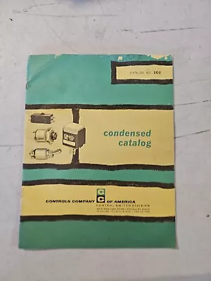 Vintage 1961 CONTROL COMPANY OF AMERICA Control SWITCH DIVISION CATALOG 100 • $11.96