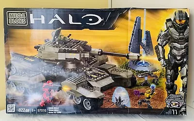 HALO Mega Bloks 97016 UNSC RHINO Combat Battle Tank ~ 822 Pcs.  ~ *NEW IN BOX * • $195