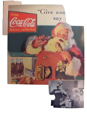 $1.99 • Buy Vintage Style  Coke Cola Santa Postcard